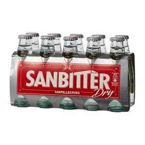 APERITIF SANS ALCOOL SANPELLEGRINO BITTER SANBITTER DRY BLANC 10 X 10 C