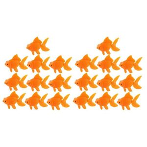 DÉCO VÉGÉTALE - RACINE Aquarium Orange En Plastique Poisson Rouge Ornemen