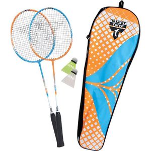 VOLANT DE BADMINTON Talbot Torro Set de Badminton 2-Attacker, 2 Raquettes, 2 Volants, dans Un Sac Précieux, 44940268