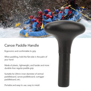 CANOË Poignée de pagaie de canoë 2 pièces Kayak bateau canoë pagaie T poignée remplacement été Sports nautiques outils Chengqi01