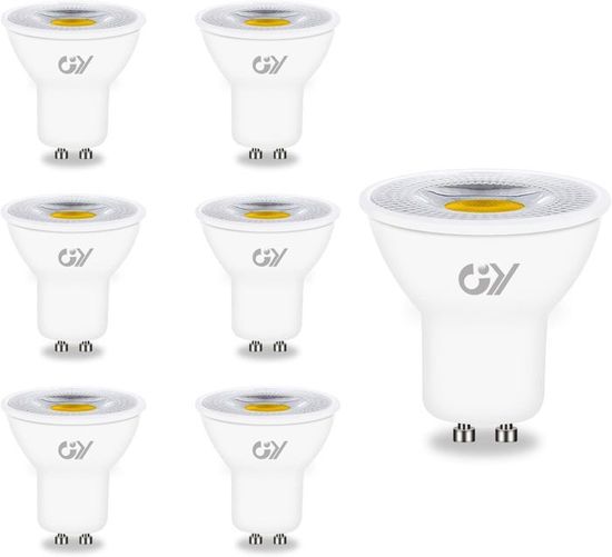 Ampoule Connectée WiFi GU10 - Multicolore, 5W équivalent 60W, Contrôle Vocal Alexa/Google, Synchronisation Musique, Lot De 2