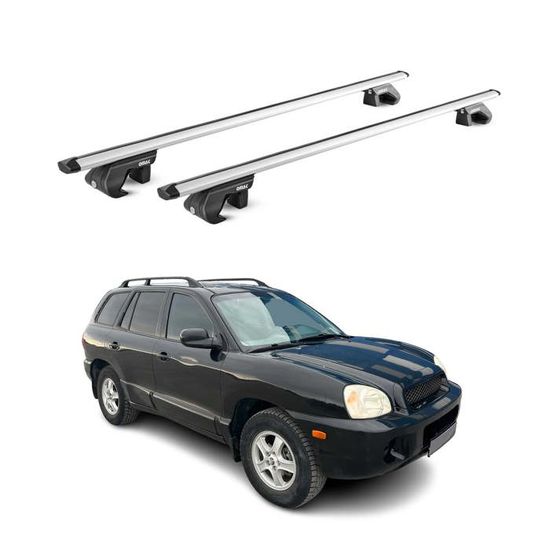 Barres De Toit Transversales Hyundai Tucson 2020-2025 - Aluminium Noir ABE - 6