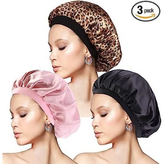 Femmes Satin Soie Nuit Bonnet De Sommeil Cheveux Bonnet Chapeau Tête R