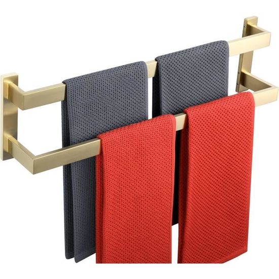 Porte-serviettes Réglable à 3 Niveaux En Acier Inoxydable SUS