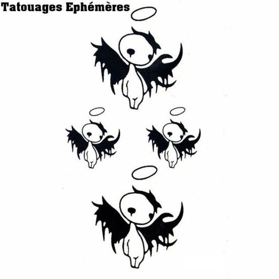 Tatouage Temporaire Ephemere Ange Qui Pleure Cdiscount Au Quotidien