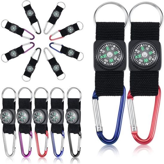 Kemcatui Lot De 10 Mini Boussole En Vrac, Fermeture éclair