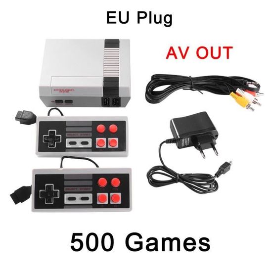 Console de jeux vidéo avec poignée - Sortie HDTV - 620 jeux classiques préchargés - Manettes à double action - Système de jeu rétro PS1 nostalgique Console de jeux vidéo avec poignée - Sortie HDTV - 620 jeux classiques préchargés - Manettes à double action - Système de jeu rétro PS1 nostalgique