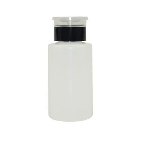 Flacons Pompe Push Down 2 Pièces - 200 Ml Transparents - Pour Dissolvant, Démaquillant, Produits Liquides - Remplissage Large - 1