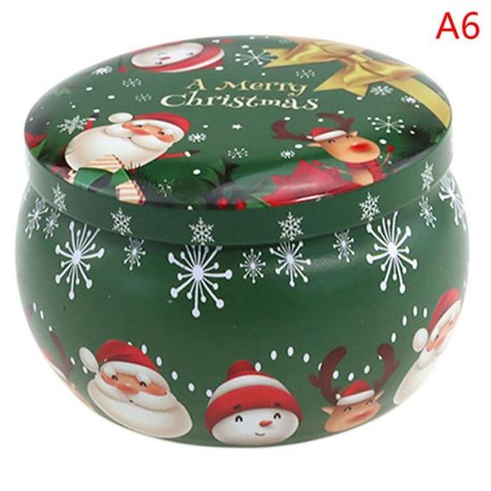 12 Mini Boîtes à Bougies Vides En Fer – Jolis Pots De Noël Pour Ranger Bonbons, Bijoux, Bougies DIY Ou Petits Cadeaux - 7