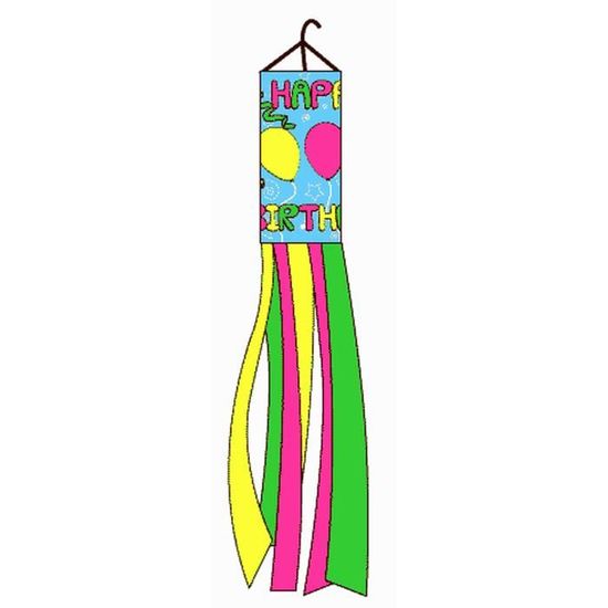 Manche A Air Joyeux Anniversaire Avec Ballon 150 Cm Happy Birthday Haute Qualite Achat Vente Guirlande Non Lumineuse Cdiscount