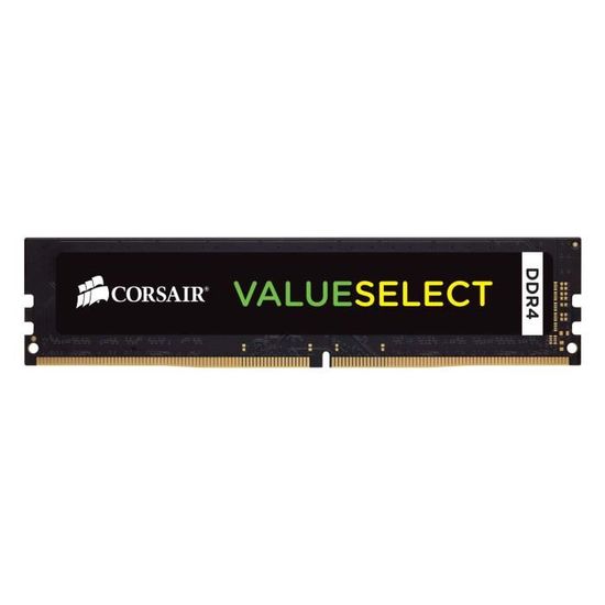 Corsair ValueSelect 32 Go DDR4 2666 MHz CL18 - RAM DDR4 PC4-21300 - CMV32GX4M1A2666C18 (garantie à vie par Corsair) ( Catégorie :