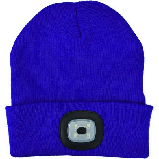 Bonnet D'Hiver Avec Lumière, Led Bonnet Bluetooth Homme Cadeau, Led