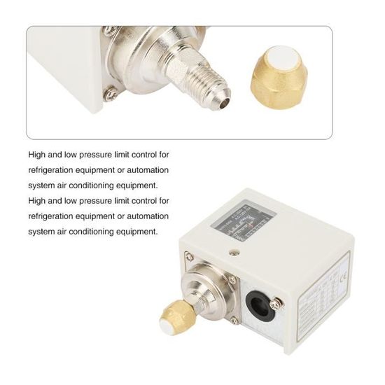 Pressostato Per Compressore Aria - G1/4, 380V Trifase, Tipo Verticale, Portata 175 PSI - Foto 4