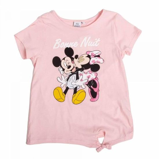 Pyjacourt disney minnie Enfant B b DISNEY Rose Cdiscount Pr t