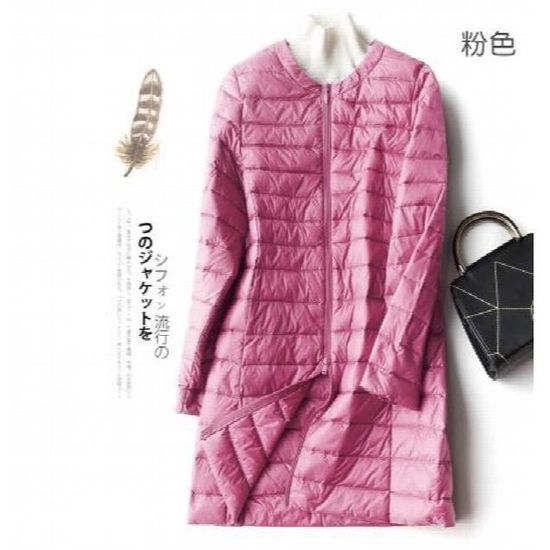 Manteau D'Hiver Doudoune Ultralégère Duvet Canard Femme - Portable & Chaude