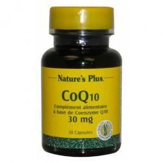 Nature's Plus Coenzyme Q10 30 capsules Cdiscount Au quotidien