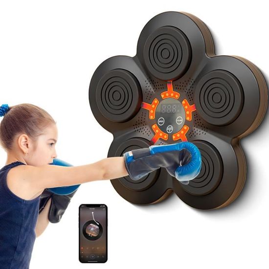 Music boxing machine enfant adulte équipement de boxe Bluetooth intelligent  Chargement USB Équipement de fitness 33x37x4.5cm - Cdiscount Sport