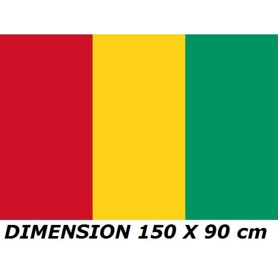 FlagDirect - Drapeau guinéen - Drapeau Guinée Conakry - 90 x 150 cm.