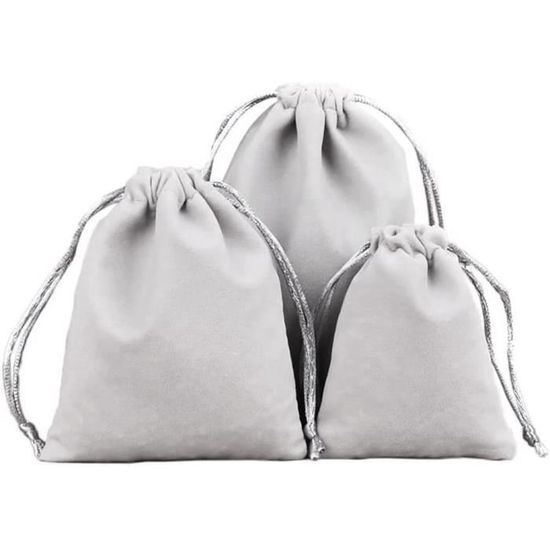 10 Pochettes Velours Avec Cordon De Serrage – Sacs à Dés, Bijoux, Bonbons Ou Cadeaux – Doux, Résistants, Pratiques Pour Ranger Tout Vos Petits Trésors