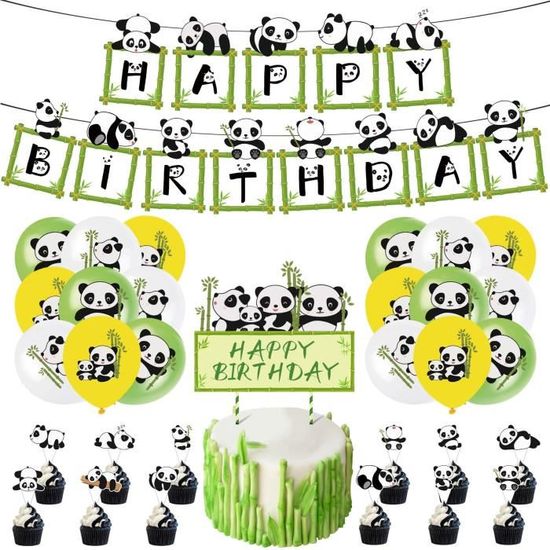 Décoration Anniversaire Sing 2 - Ballons, Bannière, Gâteaux - Enfant - Multicolore - Kit Fête Complet