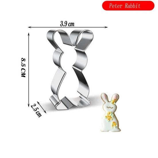 EMPORTEPIECE, A12Moule à biscuits en acier inoxydable, moule 3D Animal pour pendentif de