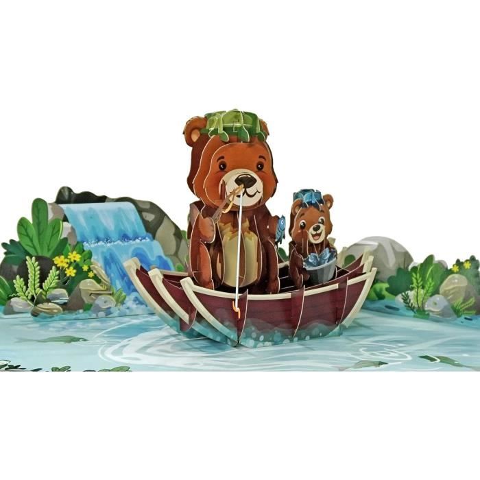 Carte Fete Des Peres,Carte Pop-up Pour La Fête Des Pères,fête Des Pères