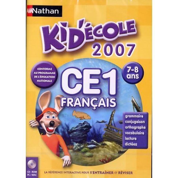 Mind Kidecole 2007 Francais Ce1 / PC-Mac Cd-Rom