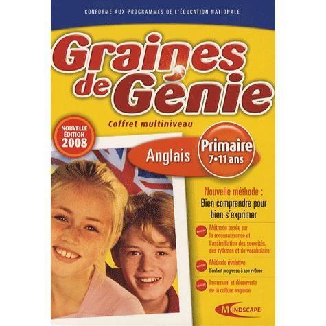 CD-ROM Graines De Génie – Maths & Français 11-12 Ans, TLC-Edusoft, Boîte D’origine
