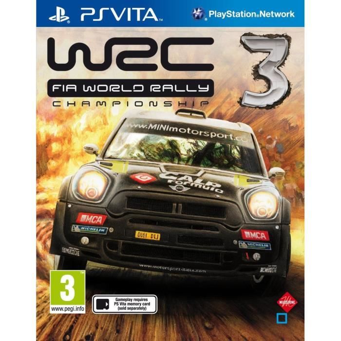 WRC 3 Jeu PS Vita