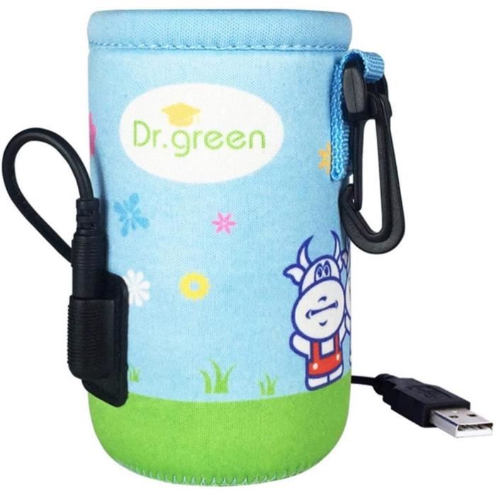 Chauffe-Biberon USB Portable - Température Constante 40°C - Pour Voiture, Voyage - Rouge