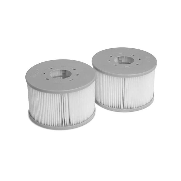 Lot de 2 filtres MSPA V2 pour spas gonflables Fjord, Kili, Camaro, Mono, Aurora et Tekapo - 2 Cartouches