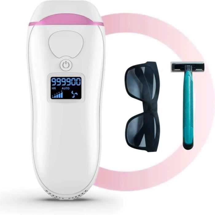 Epilateur lumière,AMINZER, 999 900 flashs Épilateur permanent à domicile pour tout le visage