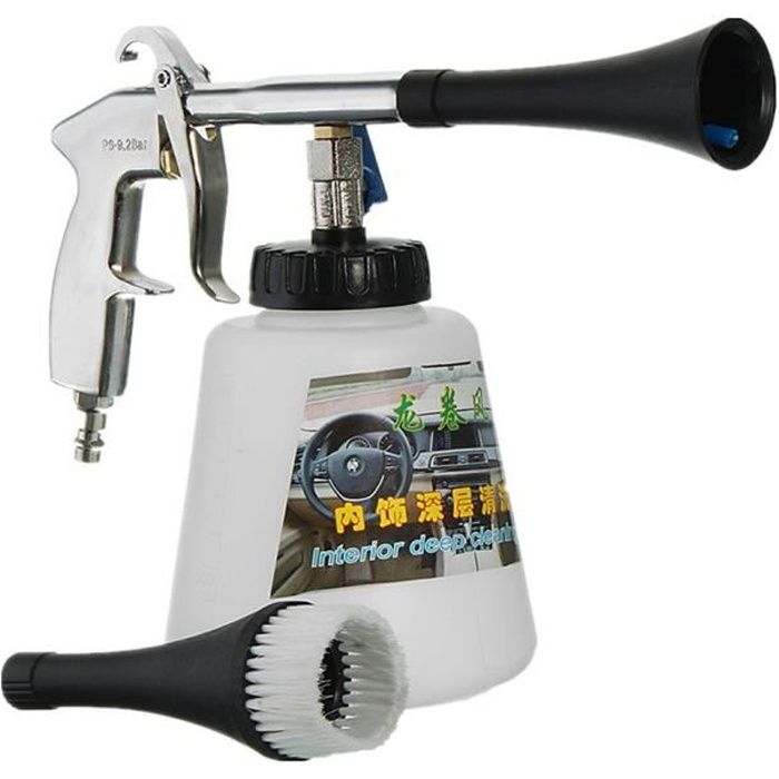 PISTOLET DE LAVAGE AUTO/MOTO NETTOYAGE/ENTRETIEN - BLANC 130X225 CM