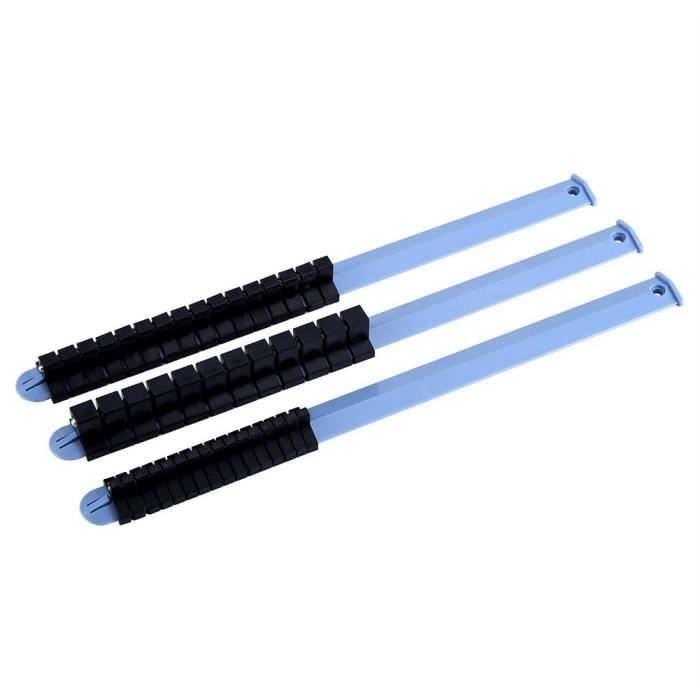 3Pcs Support de Rangement Rail Douille Porte-Plateaux Organisateur 1-4 -3-8- 1-2 ----XIA