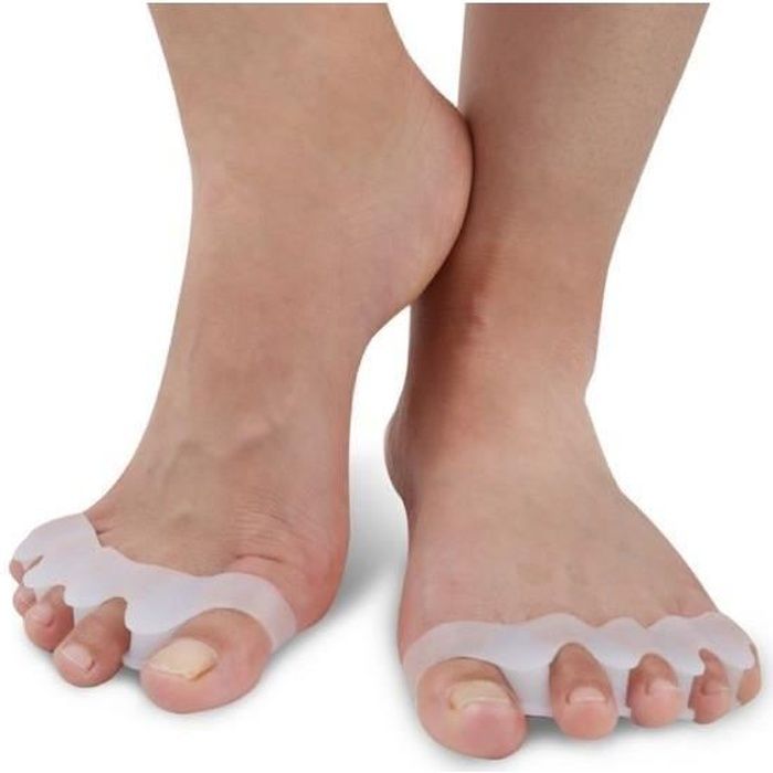Ecarteur 5 orteil Silicone Orteil Quintus Varus Oignon Bunionette Hallux Valgus