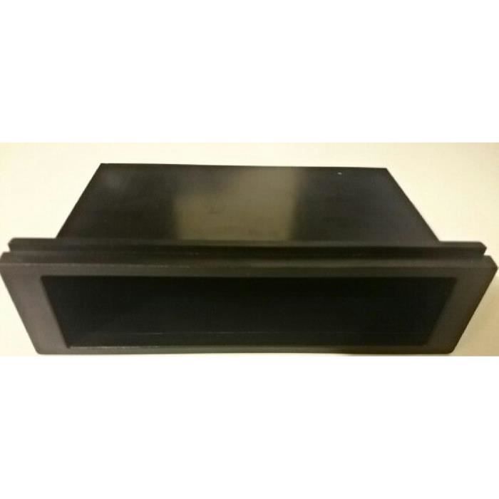 Vide poche 1DIN pour emplacement auto radio ISO - 188x55x98mm - ouverture 158x40x95