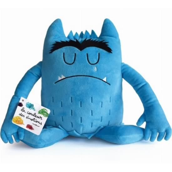 Peluche bleue. La couleur des émotions