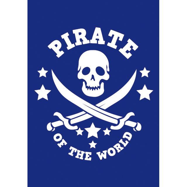 Pochoir - Pirate - A5 - Pochoir spécial textile…