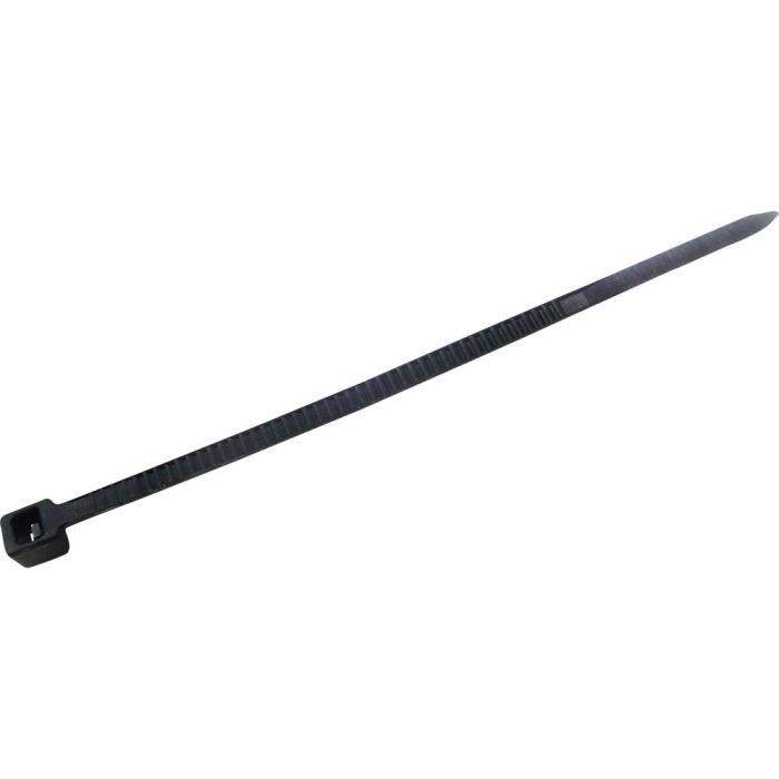 Serre-câbles TRU COMPONENTS 1577938 180 mm noir stabilisé à la chaleur 100 pc(s)