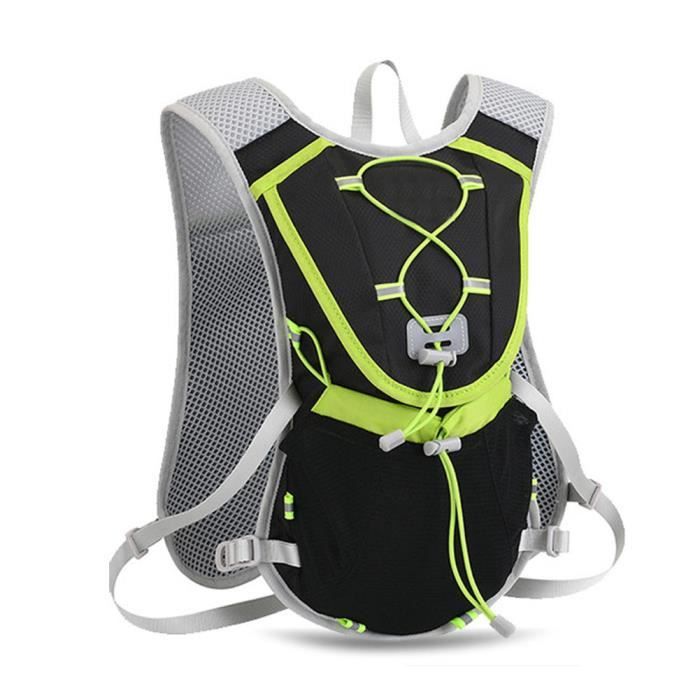Dioche Sac à dos de course Sac à Dos de Sport Ultraléger Étanche Pack d'Hydratation Extérieur pour Randonnée Cyclisme