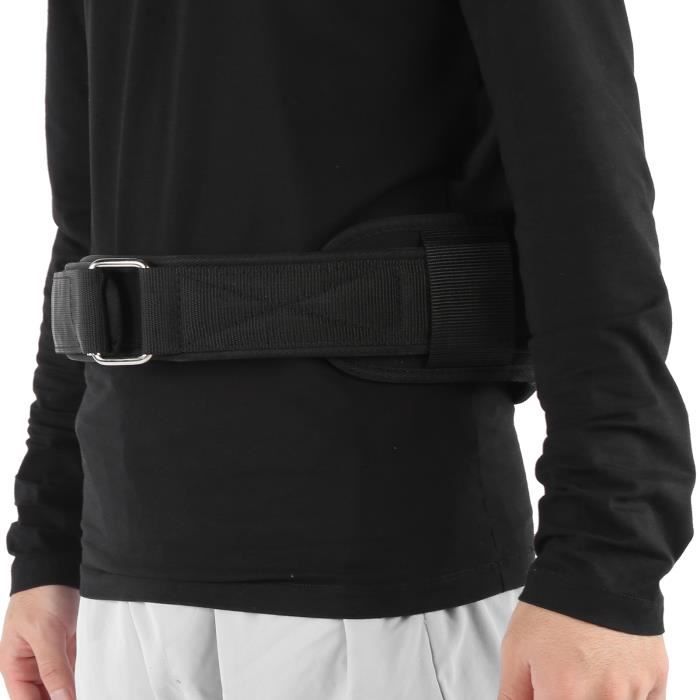Ceintures de squat d'entraînement Ceinture d'Haltérophilie en Nylon Entraînement de Force Fitness Squat Support de Tail HB016