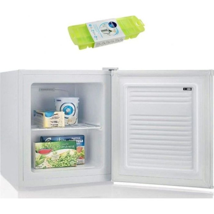 CANDY Congélateur armoire vertical blanc froid statique 34L Autonomie 12h Compact 47 Blanc