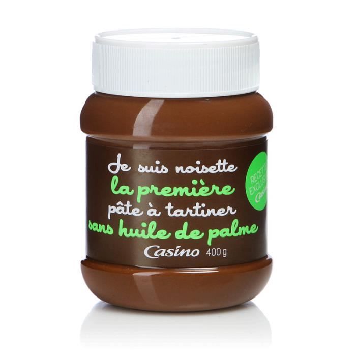 Pâte à tartiner Noisette - Sans Huile de palme - 400g