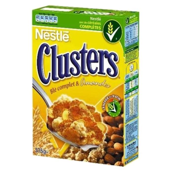 CLUSTER Céréales Blé Complet Amande 400g (x1)