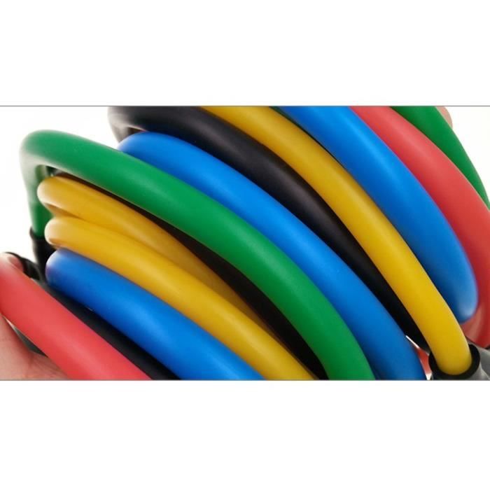 11 pcs Professionnel Disponible Pull Up Aider Bandes Body Building Yoga Exercice Corps Cheville Fitness Résistance Boucle Bande