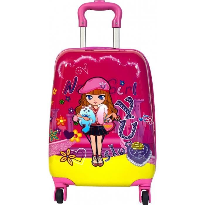 Valise Cabine Rigide Enfant Krlot ROSE - K0213