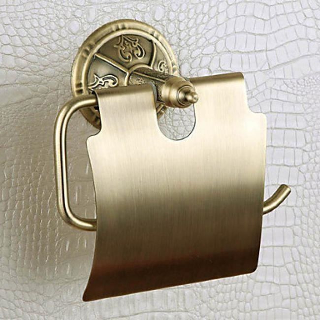 Lookshop - Support papier-toilettes en laiton bronze