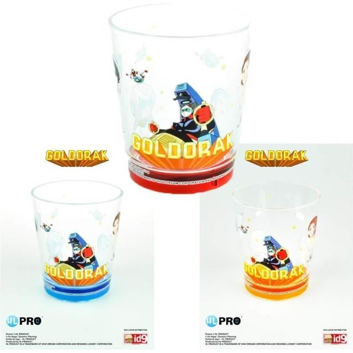 Verre Plastique Goldorak - Actarus Cockpit couleur aléatoire