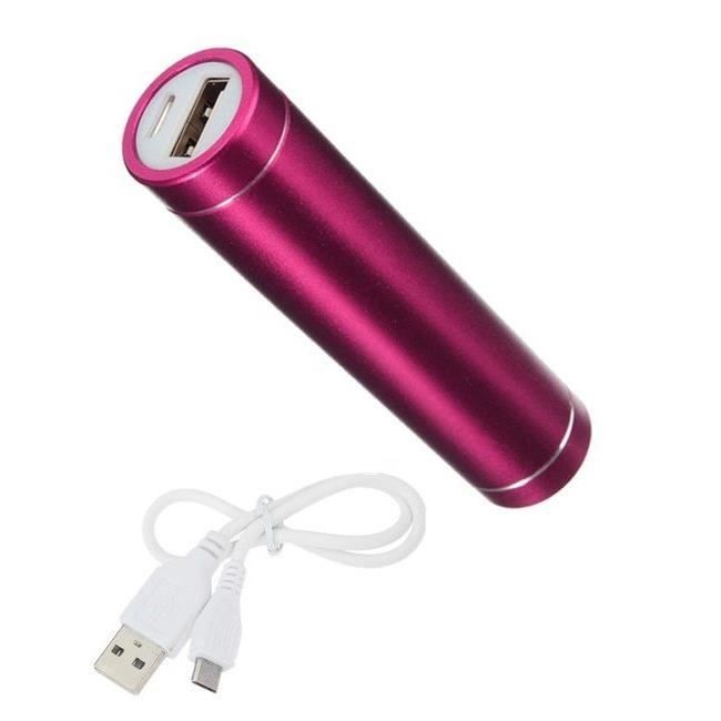 Batterie Chargeur Externe pour Cigarette Electronique E-Cigarette Universel Power Bank 2600mAh avec Cable USB/Mirco USB Secours (...