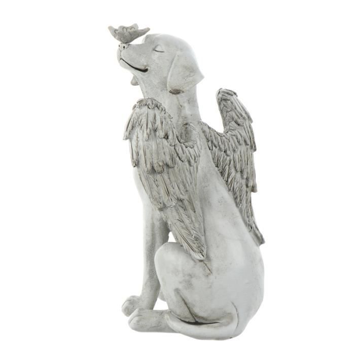 1pc Vivid Paiement Memorial Statue Chien Angel Pet pour Jardin Accueil statue - statuette - ceramique decoration du jardin